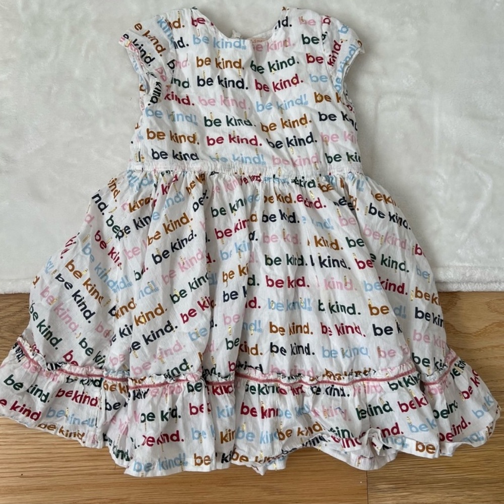 Pink Chicken New York Be Kind Print White Multi Size 6y gold boutique